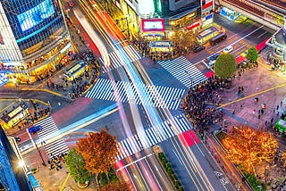 shibuya japan crossing