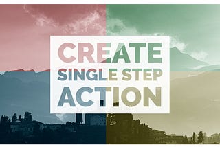 Create a single step Photoshop Action