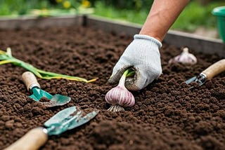 How Deep Should You Plant Garlic? — My Urban Garden