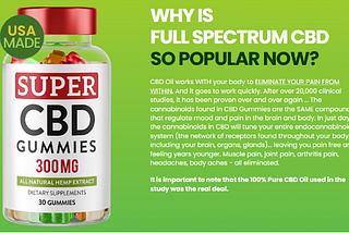 Super Health CBD Gummies | [Reviews — 2023] SCAM EXPOSED?