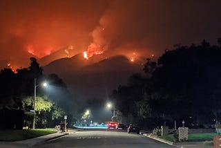 Column: California burning — The fire in my backyard