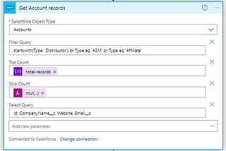 How to GET records from Salesforce using Logic App: Using built-in Salesforce GET Records Connector