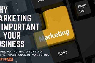 Why Marketing Is Important To Your Business