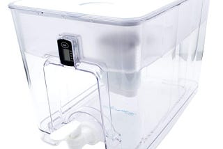 Epic Pure Countertop Water Filter Dispenser for Drinking Water. 36 Cup 150 Gallon Filter. BPA Free Removes Fluoride, Chlorine, Lead Water Purifier Large Water Jug Dispenser