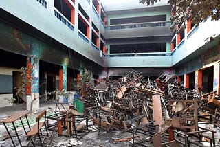 Students left in ruins of Delhi riots