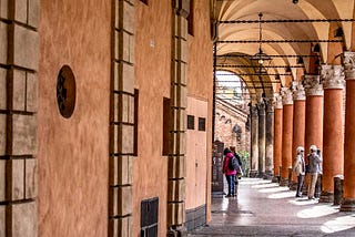 Bologna is a city to visit on foot. Step by step, and without haste.