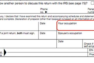 IRS Tax form