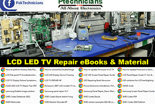 LCD LED TV Repair eBooks & Repair Material PDF Collection Download