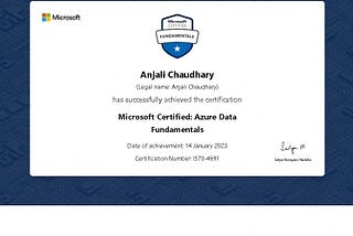 My Journey to Passing the Azure DP-900 Exam