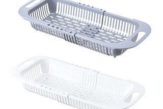 FENGZIZH Adjustable Dish Drainer Dish Rack Over The Sink