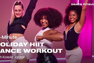 10-Minute Holiday HIIT Dance Workout