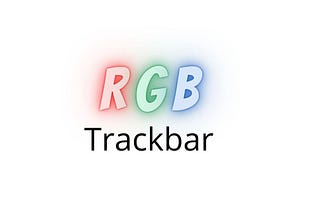 RGB Trackbar in OpenCV python