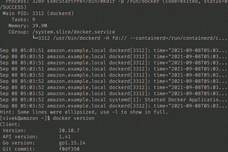 Installing Docker on Amazon Linux 2