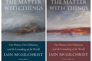 image of covers for both volumes of The Matter With Things