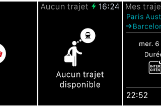 L’appli SNCF enfin dispo sur Apple watch !!
