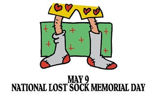 National Lost Sock Day