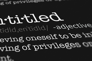 Normalizing Entitlement
