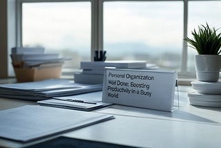 Personal Organization Well Done: Boosting Productivity in a Busy World