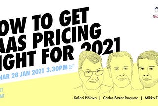 5 Tips in Getting Your SaaS pricing right in 2021 — Nauta Capital