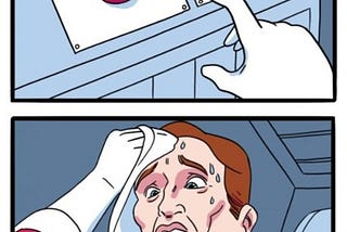 Meme about choosing between reading this newsletter or doing something productive