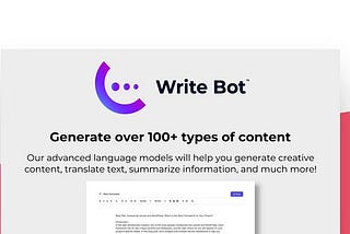 WriteBot: The Ultimate AI Writing Tool for Content Creators