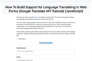 Build a Translation App with the Microsoft Text Translation API [JavaScript Tutorial]