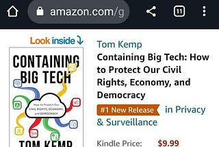 Containing Big Tech Now Available!