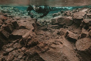 Snorkeling Between Tectonic Plates in Iceland