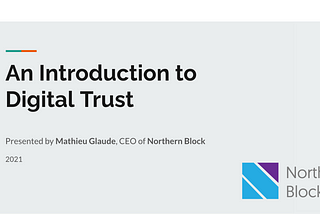 An Introduction to Digital Trust