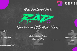 RAD is our latest featured game!