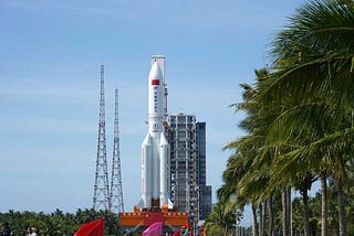 China’s uncontrolled rocket crashes into the Indian Ocean