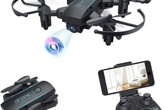 Bitzong Foldable Quadcopter Drone For Kids and Beginners