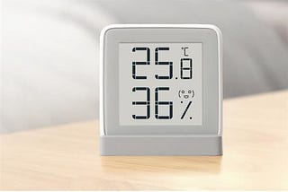 Xiaomi Launches $9 Digital Thermometer Hygrometer With E-Ink Display