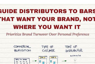 Guide Distributors to Bars That Want Your Brand, Not Where You Want It