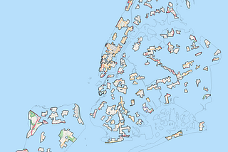 The demographics of Google Maps’ interesting areas
