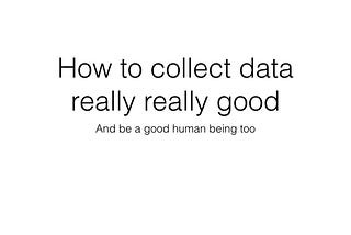 How to Track User Data Without Being Creepy