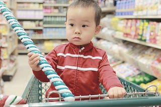 When Can Your Baby Sit In A Shopping Cart? | Wriggly Toes