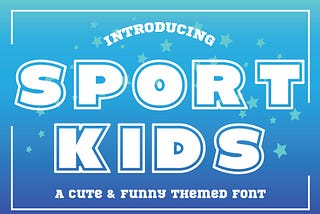 Sport Kids Font