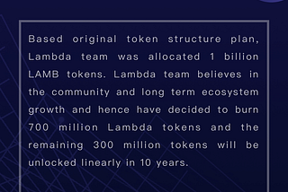 Đề xuất đầu tiên của Lambda đến cộng đồng trực tuyến