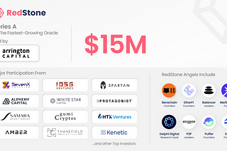 RedStone OraclesがシリーズAで1500万ドルを調達