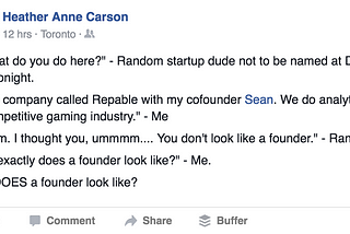 “You Don’t Look Like a Founder” — Say What?