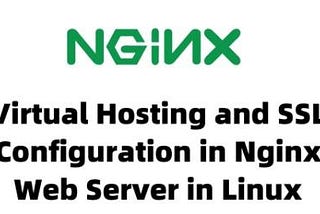 Virtual Hosting and SSL Configuration in Nginx Web Server in Linux