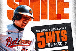 “Adley Rutschman Hits Historic Five-Homer Game in Orioles Season Opener Against Red Sox”