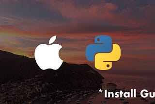 How to install python on a MacBook