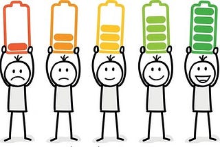 We are like Batteries.