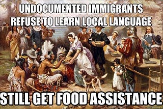 I’m part Pilgrim on my dad’s side: this one goes out to my readers who are dogs