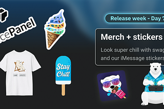 New: Merch store and sticker pack