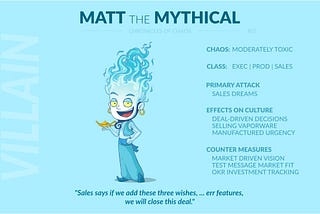 Matt the Mythical is a Villain of Chaos