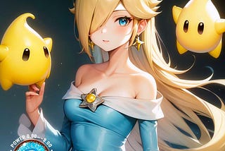 Rosalina Cosplay Contact Lenses