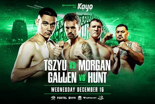 Live FREE to Air Tszyu vs Morgan Fight Tonight Streaming TV